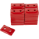 (image for) Double Digger® Aluminum Support Plate, Red, 48 Pkg