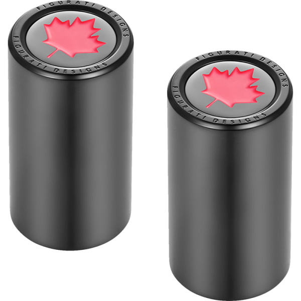 (image for) FIGURATI DESIGNS Docking Cover Black w/ Red Maple Leaf