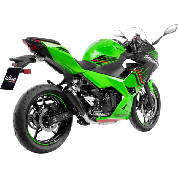 (image for) LeoVince LV-10 Full Black Stainless Steel Slip-On Exhaust