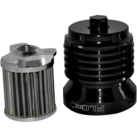 (image for) Reusable Oil Filter, Black Anodized