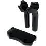 (image for) Riser/Clamp Kit 1" Dia Gloss Black 5 1/2"