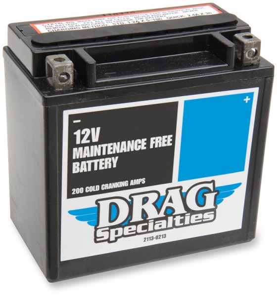 (image for) DRAG SPECIALTIES BATTERIES AGM Maintenance-Free Battery YTX14L-BS