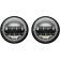 (image for) Chrome 4.5" LED Halo Passing Lamps