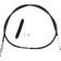(image for) Drag Specialties Black Vinyl High Efficiency Clutch Cable - 0652-1419