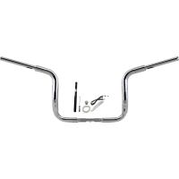 (image for) Fat Baggers Round Top EZ Install Handlebar 12" Chrome
