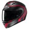 (image for) HJC C10 Elie Helmet - Semi-Flat Black/Red - Size M