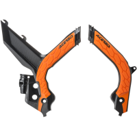 (image for) Acerbis X-Grip Frame Guard - KTM 150/250/300 XC-W, 350/500 EXC-F/XC-F 20-23 - Black/orange 16