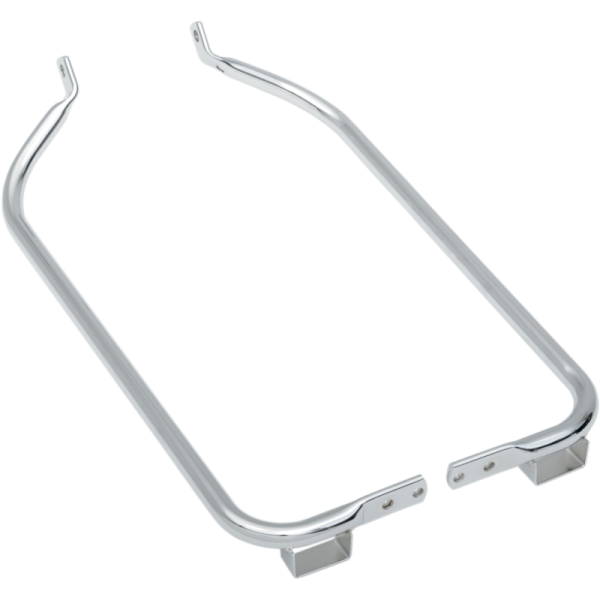 (image for) Drag Specialties Chrome Saddlebag Support Brackets 04-08