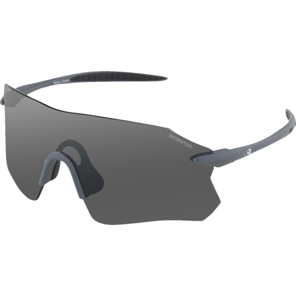 (image for) Bobster Aero Sunglasses - Matte gray/smoke silver mirror