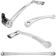 (image for) Deep Cut Foot Control Kit, heel/toe, chrome