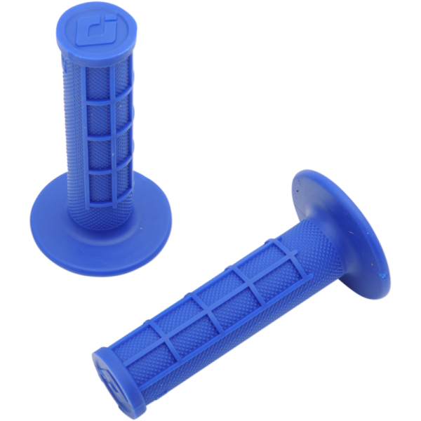 (image for) ODI Ruffian MX Single-Ply Grips - Half-Waffle - Blue