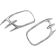 (image for) Show Chrome Mirror-Back Accent Grilles for Honda GL1800 Gold Wing 01-17