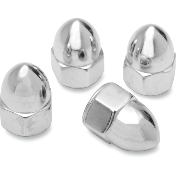 (image for) Drag Specialties 'Chrome Ware' Acorn Nut 3/8"-24