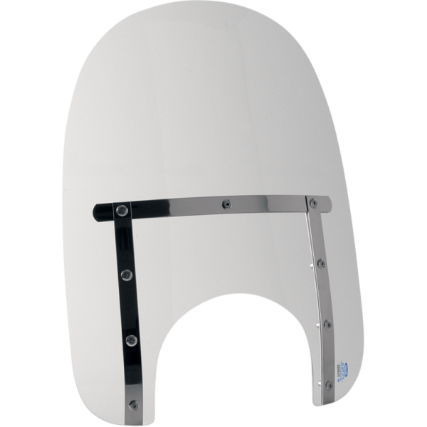 (image for) MEMPHIS SHADES METRIC Memphis Slim 17" Windshield - Clear (7" Cutout)