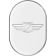 (image for) Right Rear Antenna Cover - Mirror polished w/ Figurati Designs logo