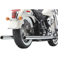 (image for) Softail Dual Exhaust System with Billet Tips