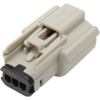 (image for) Gray 3-pin Female Connector