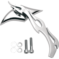 (image for) Gothic Mirror with Sculptured Flame Stem, Right side