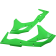 (image for) Acerbis Radiator Shrouds/Louvers - Green