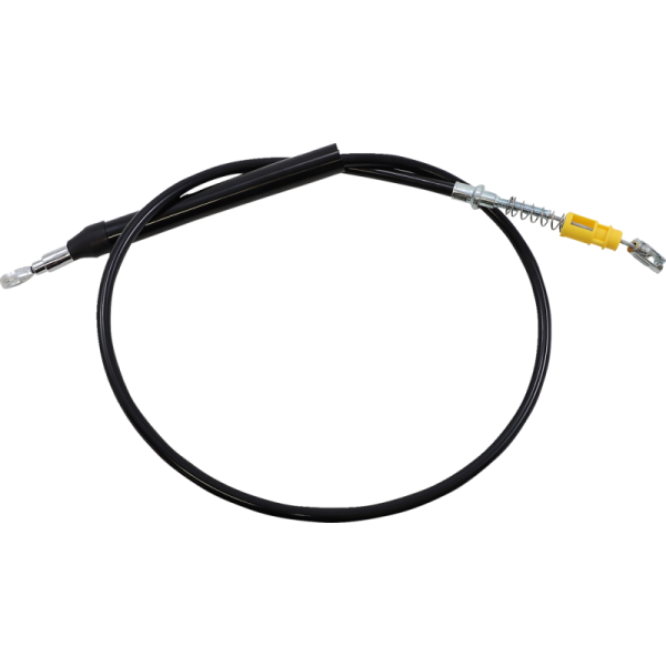 (image for) LA Choppers Black Vinyl/Stainless Braided Clutch Cable for 18-24 Softail w/ ABS (15-17in.)