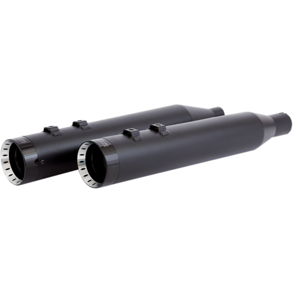 (image for) Khrome Werks Black Mufflers w/ Black Turbine Tip