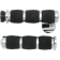 (image for) Touring Air Cushioned Grips - Chrome w/ Throttle Boss