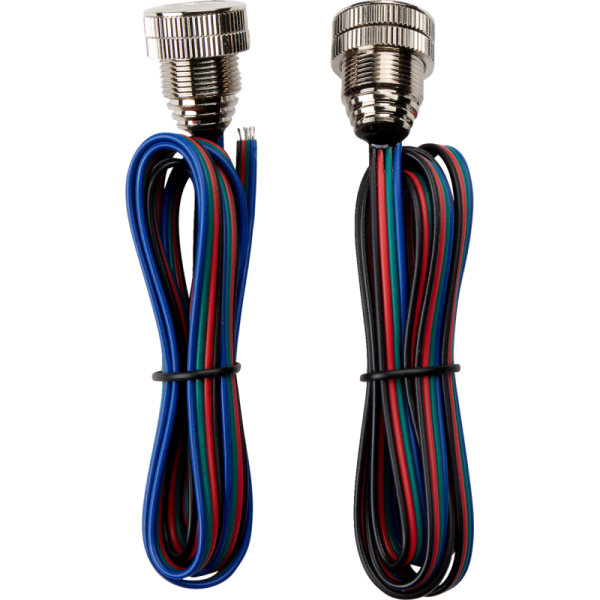 (image for) PAUL YAFFE BAGGER NATION Thunder Bolt Taillights - Chrome