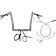 (image for) Chrome 12" Pointed Top Handlebar Kit