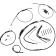 (image for) Burly Brand Black Handlebar Cable/Line Install Kit, For 12" Ape hanger bar