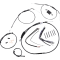 (image for) Burly Brand Black Handlebar Cable/Line Install Kit, For 12" Ape hanger bar