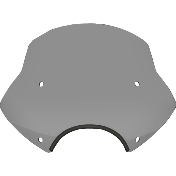 (image for) MEMPHIS SHADES METRIC Speed Demon Sportshield - 13" Tall, Black Smoke, 9" Cutout