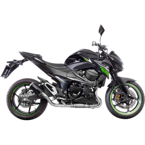 (image for) LEOVINCE LV-10 Black stainless steel Slip-On for KAWASAKI Z800 13-16