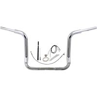 (image for) Fat Baggers Round Top EZ Install Handlebar 14" Chrome