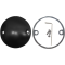 (image for) Spherical Radius Points Cover (Flat black)