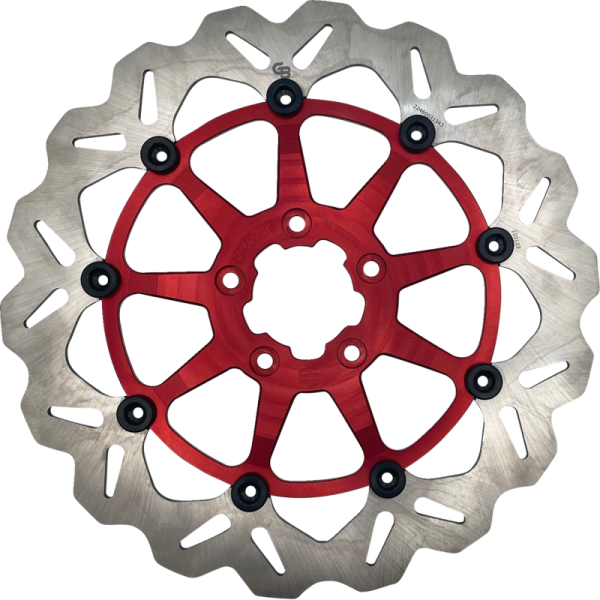 (image for) 13" Full-floating Rotor, Red Carrier