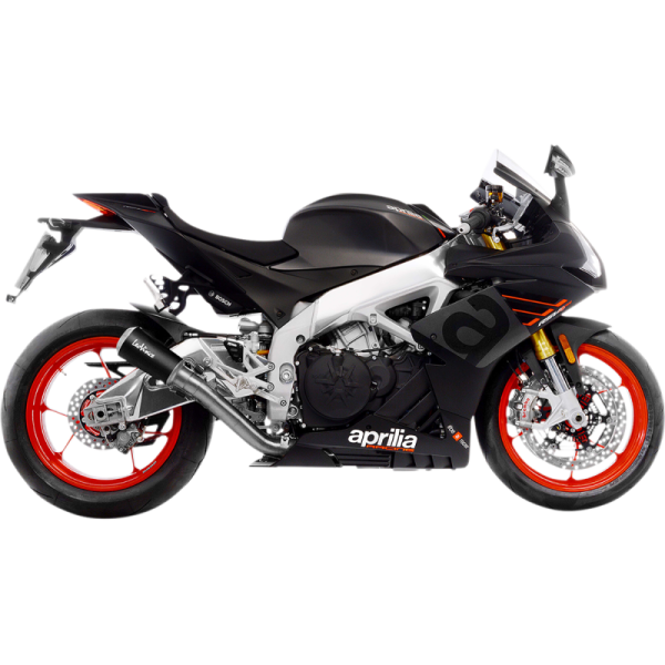 (image for) LEOVINCE LV-10 Black stainless steel Slip-On for APRILIA Tuono V4 1100/Factory 17-20