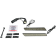 (image for) Dual Color LED Saddlebag Latch Lightz - Smoke