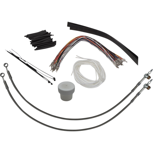 (image for) FAT BAGGERS INC EZ Install Kit Braided 14"