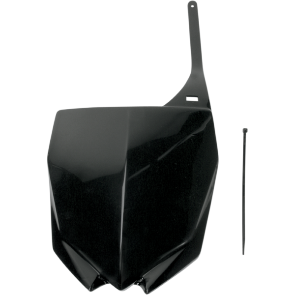 (image for) UFO Front Number Plate - Black
