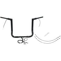 (image for) Fat Baggers Flat Top EZ Install Handlebar 14" Gloss Black