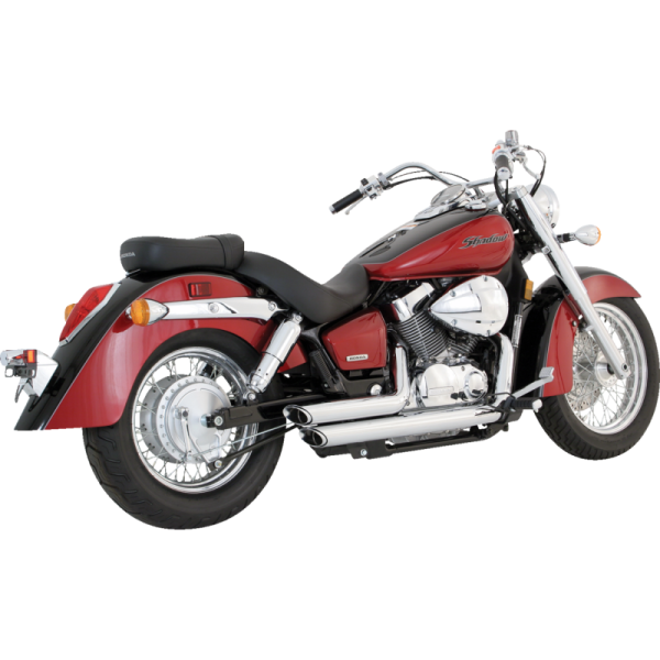 (image for) Vance & Hines Shortshots Staggered Exhaust System - Chrome