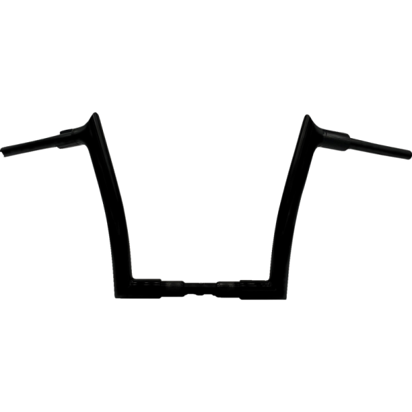 (image for) FAT BAGGERS INC EZ Install Pointed Top Handlebar - Black, 12” Rise