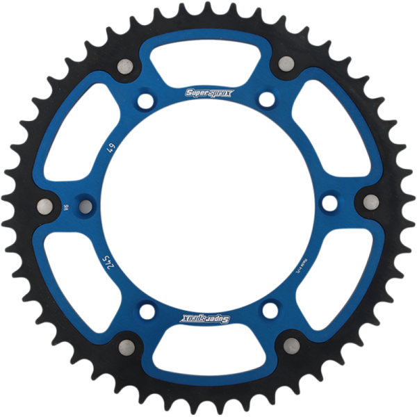 (image for) SUPERSPROX Rear Sprocket - 49T (Stealth/Blue)
