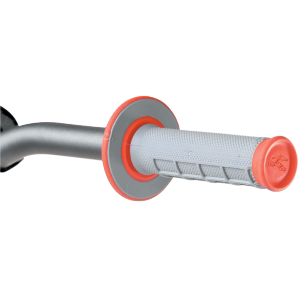 (image for) Renthal Dual-Compound Half-Waffle Grips - Orange