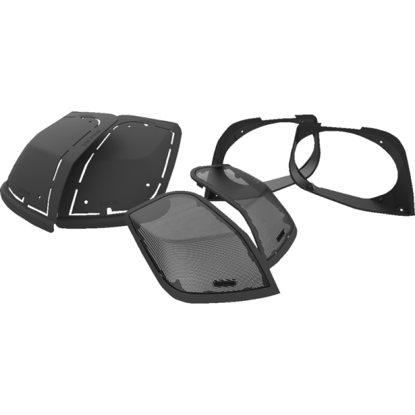 Hogtunes Retro Cut-In Speaker Lid Kit Without Speakers