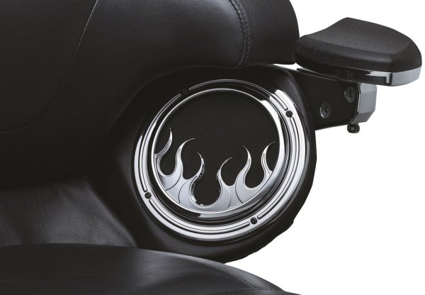 Kuryakyn Rear Speaker Accents (Mesh Grilles)