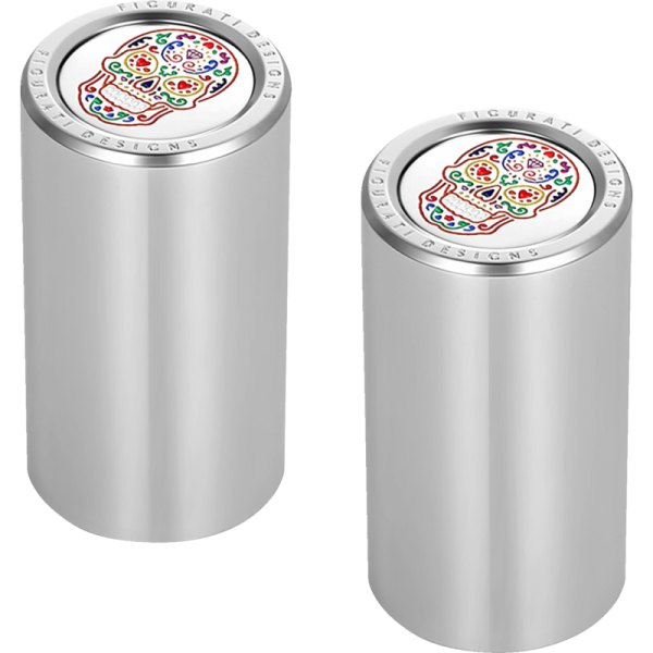 (image for) Docking Cover Mirror Polished w/ Sugar Skull