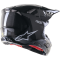 (image for) Alpinestars S-M10 Supertech Helmet, Solids - Black Glossy Carbon, Size M