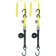 (image for) Yellow 1" Soft-Tye Tie-Downs