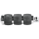 (image for) Chrome 3-Ring Air Cushioned Footpegs